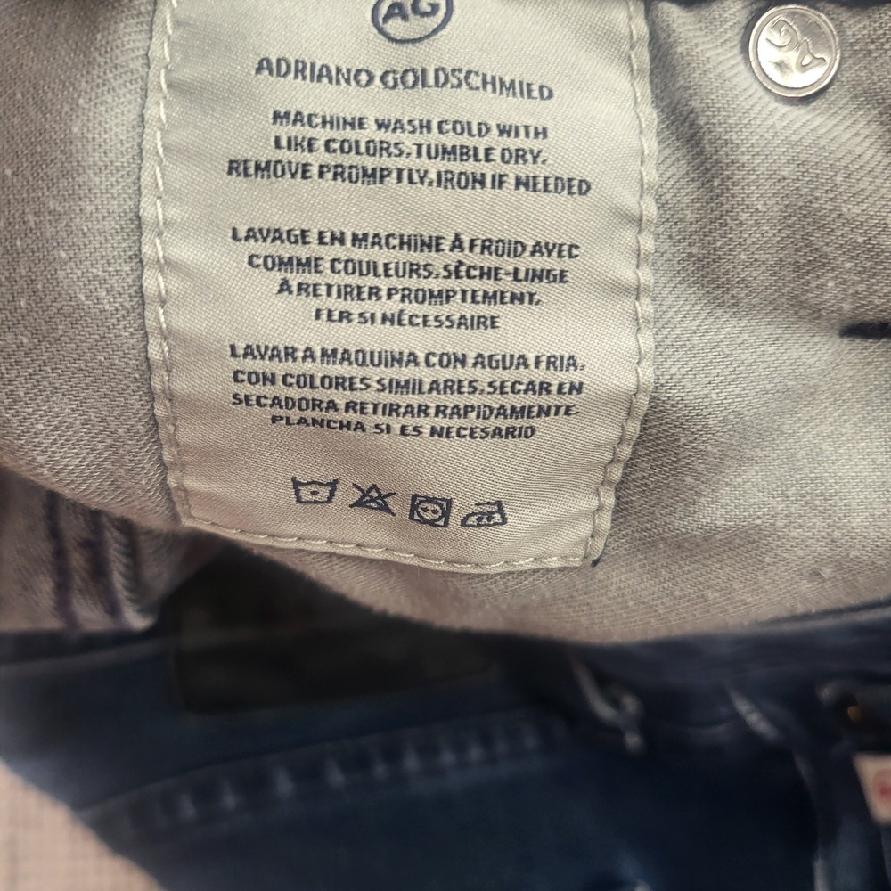 AG Jeans Men 36x34 Blue The Everett Slim Straight Denim 360 Stretch 1794TSYEQUA - Picture 4 of 10